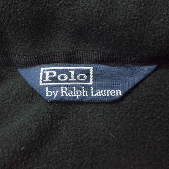 Polo by Ralph Lauren ポロバイラルフローレン ポニー刺繍 フリースジップアップジャケット MNBLOTWM5C00085 S ブラック ブルゾン g11919_画像3