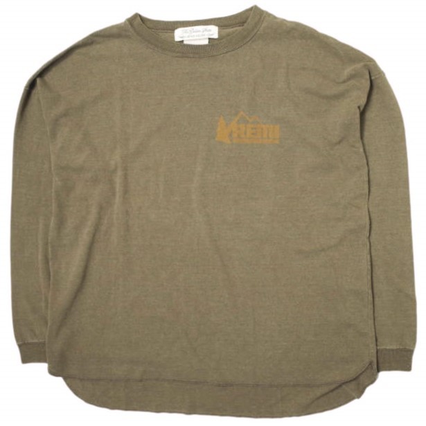 REMI RELIEF x L'Appartement レミレリーフ アパルトモン 別注 日本製 Print L/S Tee プリントロングスリーブTシャツ Free BROWN g14391