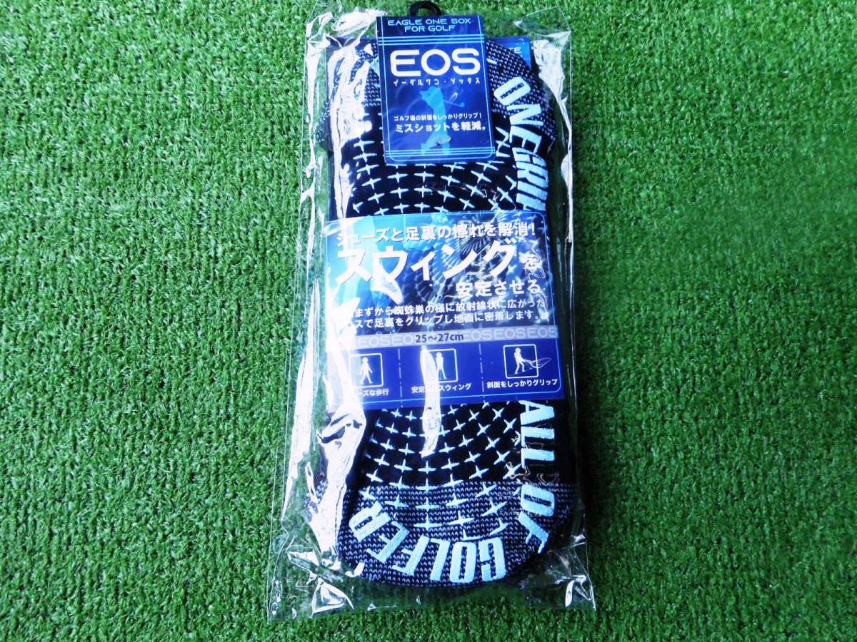 ゴルフ専用　イーグルワンソックス　EOS　ブラック　新品即決　高機能ゴルフソックス　最安値_画像2