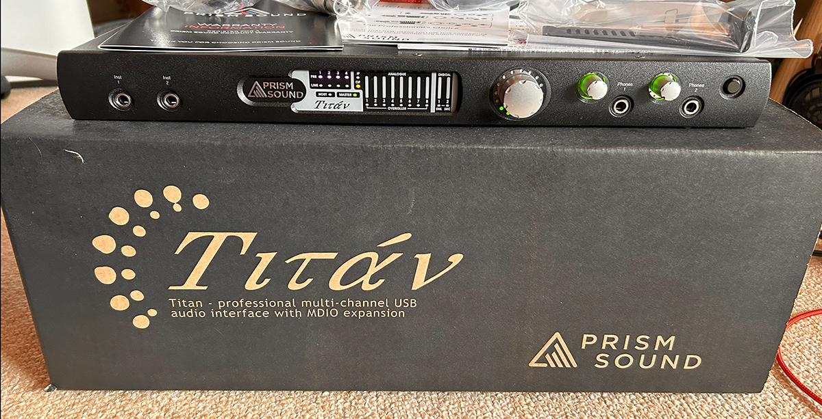 Prism Sound Titan 国内正規品 2023年4月新品購入 残保証_画像2