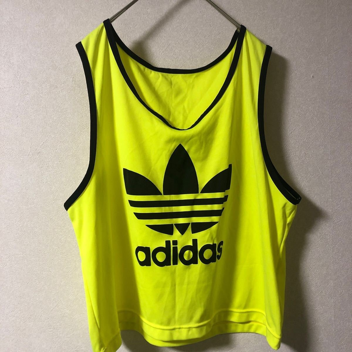 90s adidas ビブス　ゼッケン　ユニフォーム　サッカー　フットサル　バスケ　ユニフォーム　スポーツ　ランニング　ビンテージ　古着_画像2