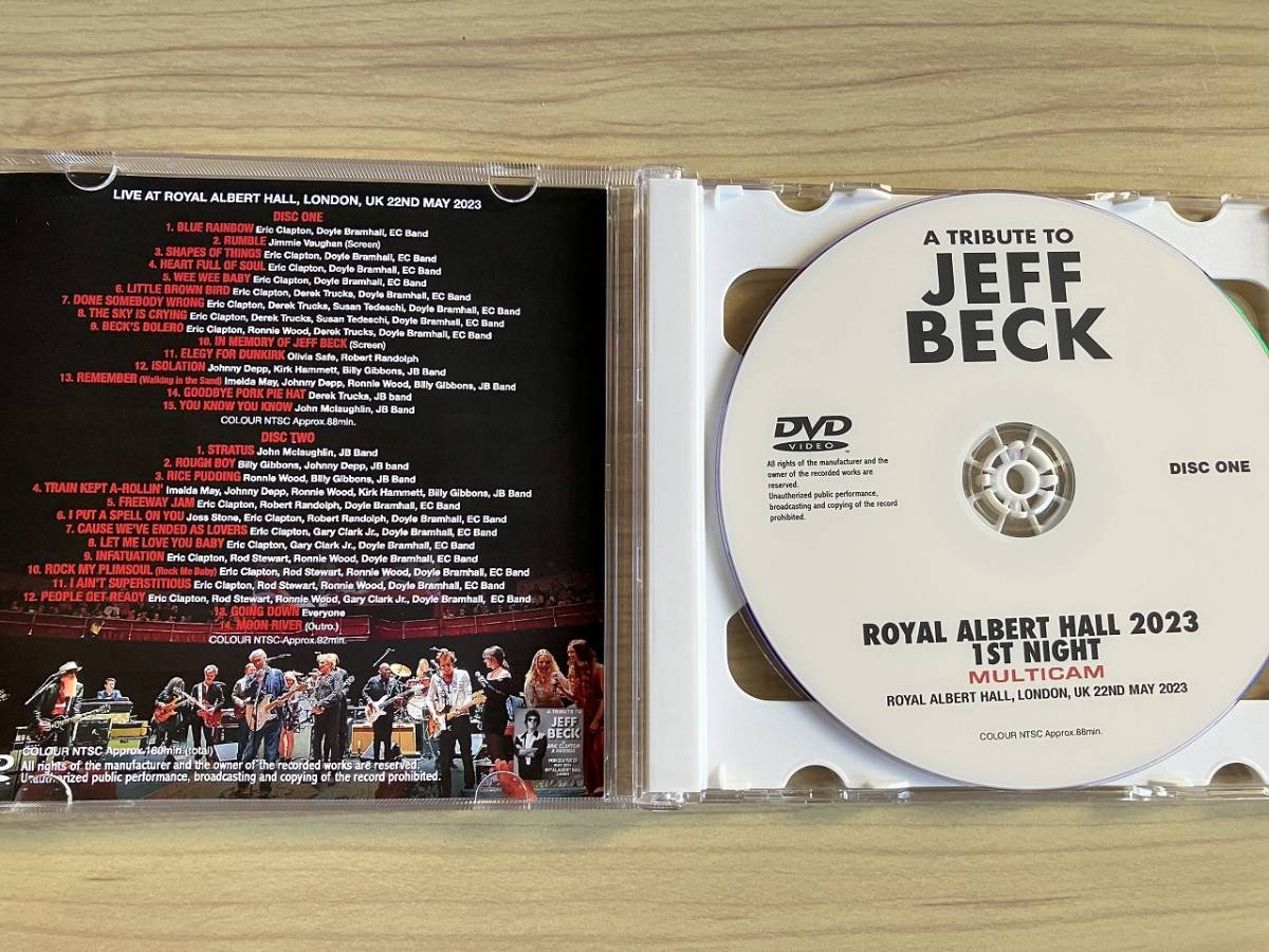 ERIC CLAPTON - COMPLETE THERE'S ONE IN EVERY CROWD SESSIONS(2CD) + A TRIBUTE TO JEFF BECK 2023 Live at Royal Alber （2DVDR) _画像5