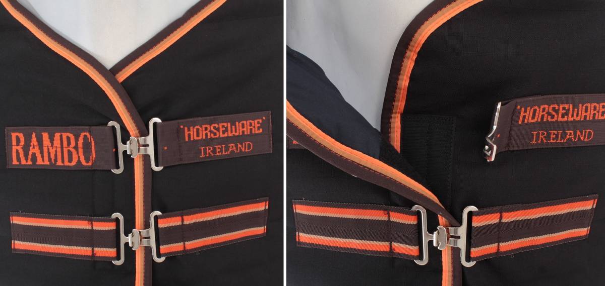 HORSEWARE RAMBO*s table rug |.. for horse put on ( thickness horse put on )200g*6*9 size * black & orange * new goods * horse riding supplies 
