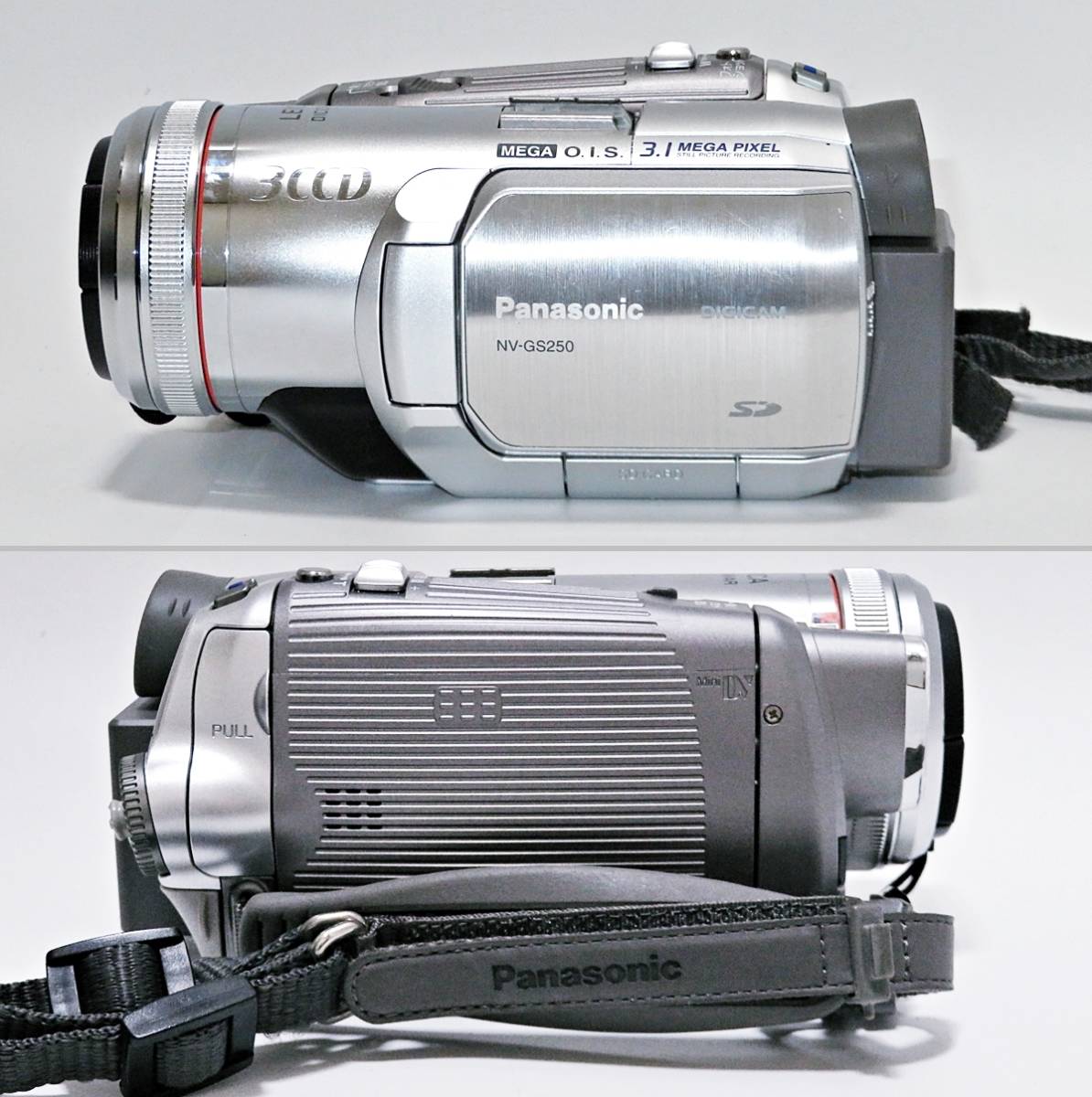 Panasonic NV-GS250 2005年製 パナソニック デジタルビデオカメラ バッテリー ミニDV カセットテープ 充電器 収納バッグ付き 003FCZI64_画像3