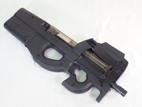 0KL46◆②ほぼ未使用? Toy-tec トイテック P90EG プロジェクト90 電動ガン マシンガン フルセット 動作未確認 送:-/140_説明欄にも追加画像がある場合があります。