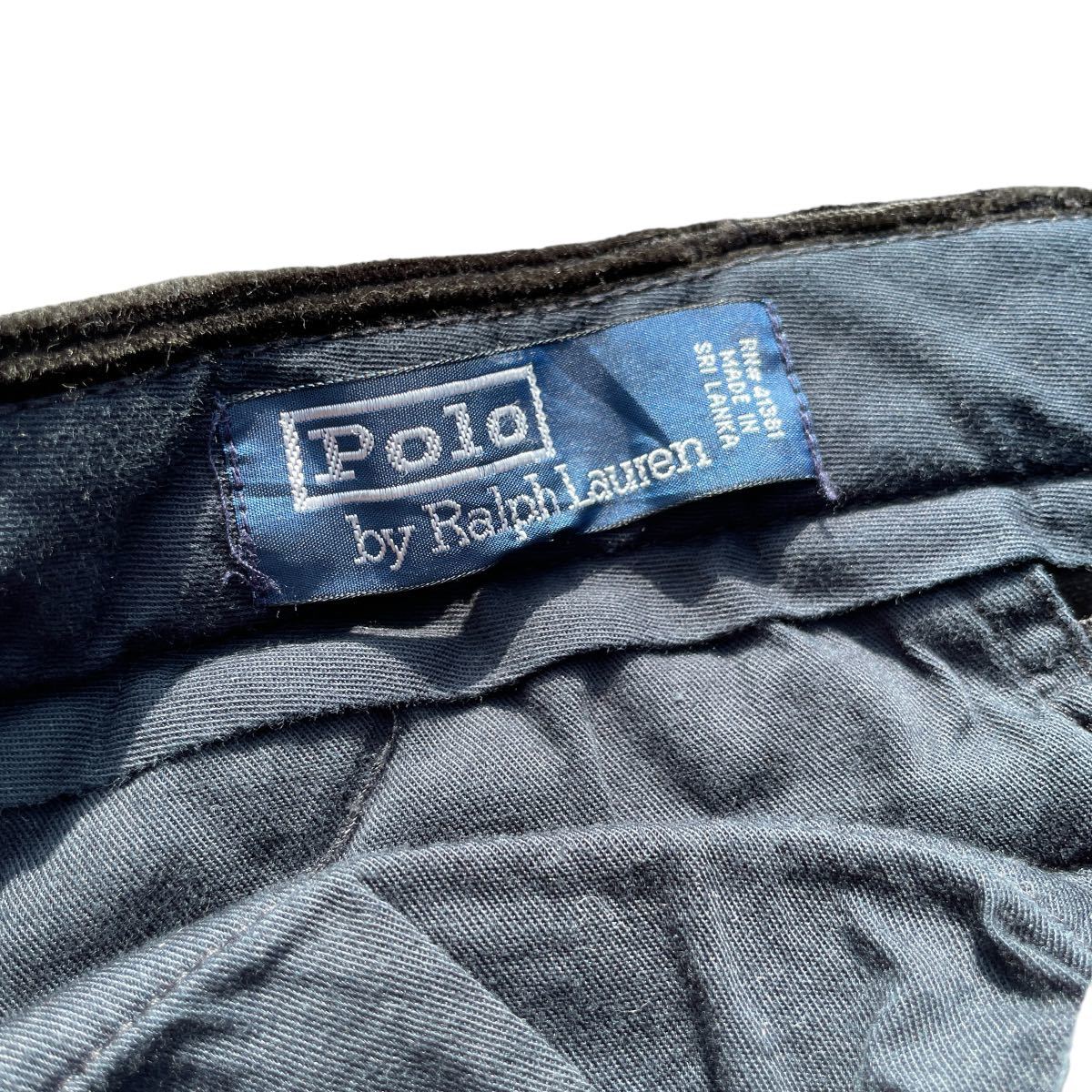 90-00\'s POLO Ralph Lauren Polo Ralph Lauren futoshi . corduroy pants / cargo pants khaki / deep green / moss green 