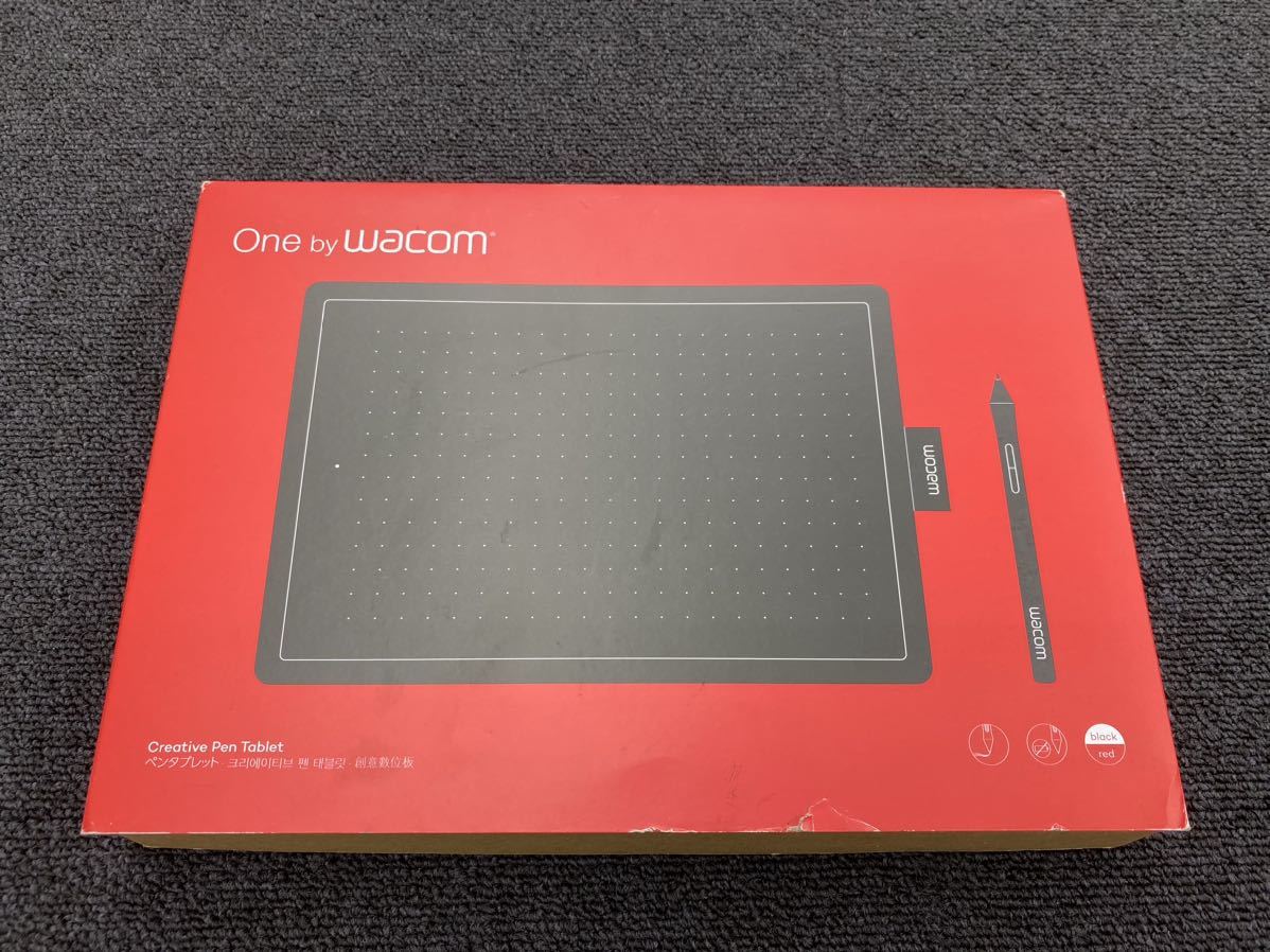 ★ One by Wacom ワコム ペンタブレット CTL-672 K0-CX 板タブ ペンタブ Mサイズ 21年製 現状品 中古品 管理を992_画像5