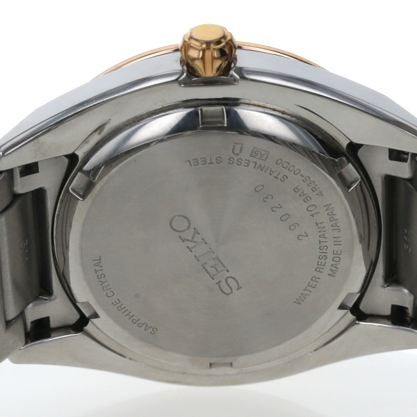 セイコー SEIKO プレサージュ 4R35-00D0 自動巻式 シルバー 文字盤 3針式 メンズ 腕時計 【xx】【中古】4000020800200316_画像6