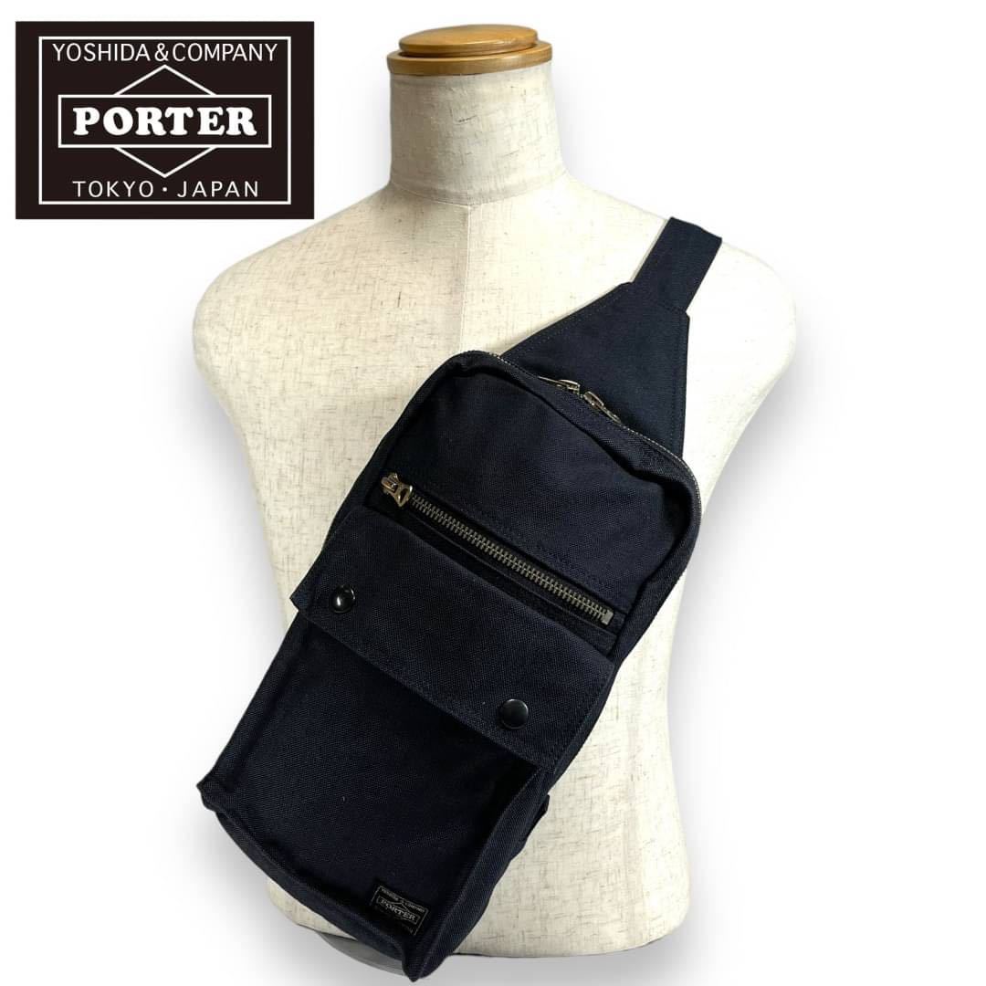 美品】PORTER SMOKY SLING SHOULDER BAGスモーキー スリングショルダー