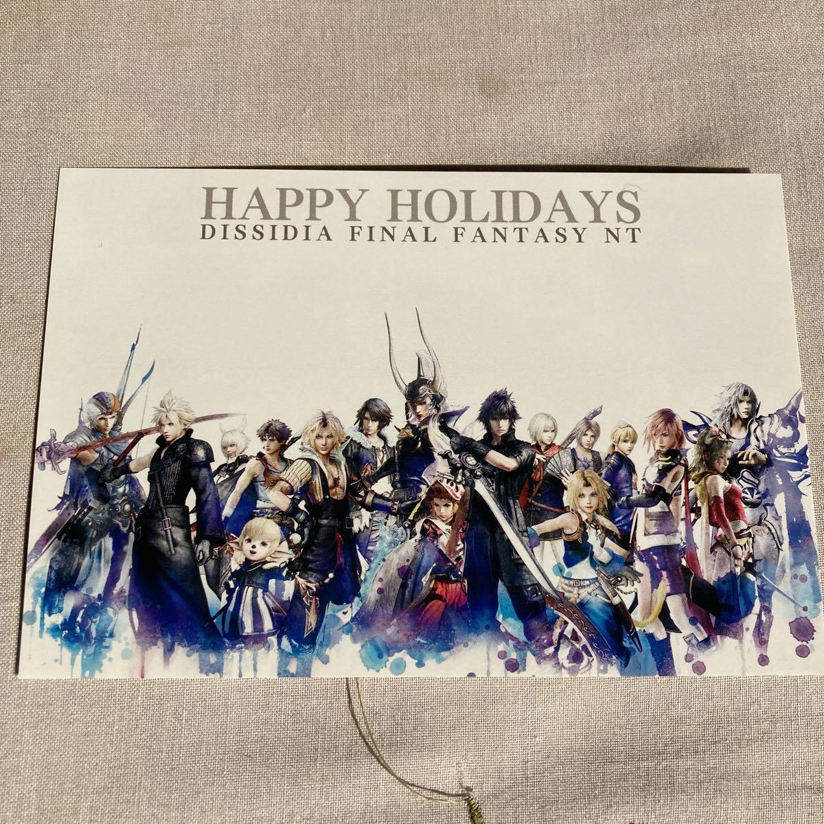 ディシディアファイナルファンタジーNT ポストカード ノクティス クラウド ライトニング ラムザ DISSIDIA FINAL FANTASY DFFNT スクエニ_画像1