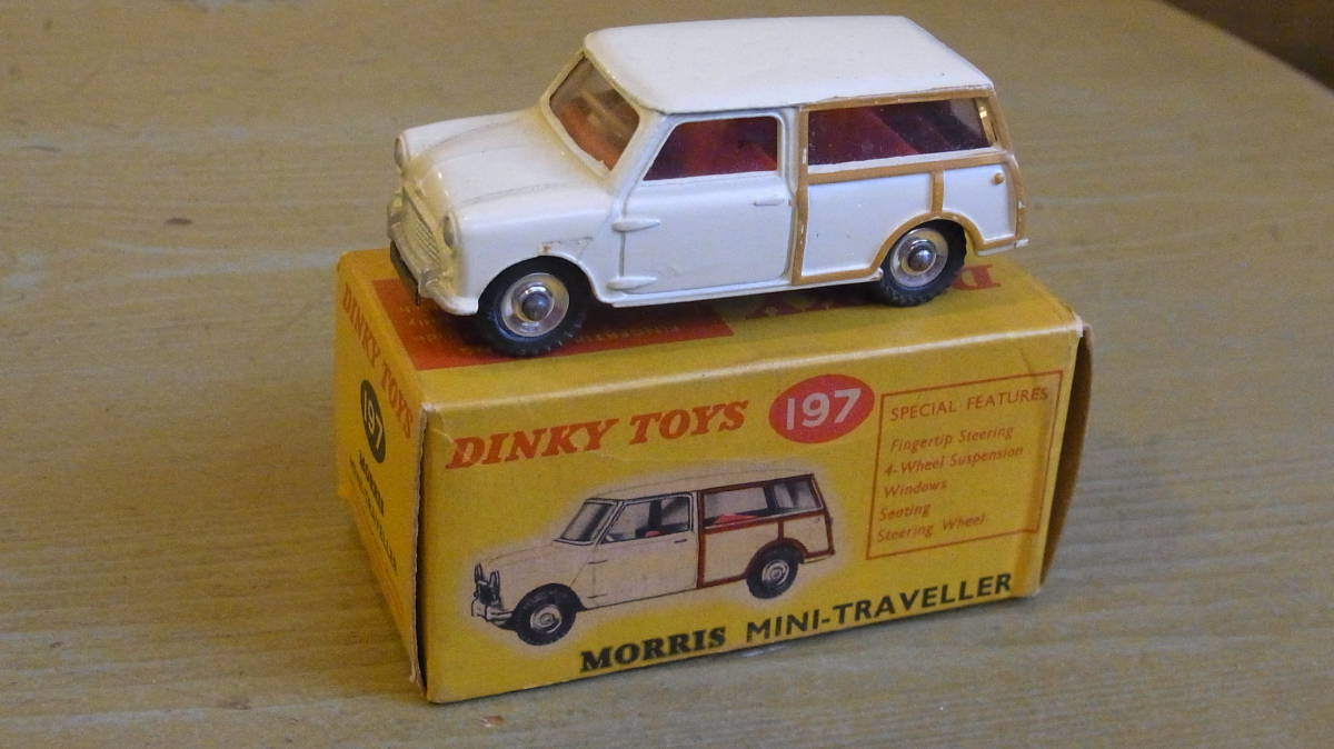 1960 period Britain made DINKY 197 MORRIS MINI TRAVELLER Dinky Morris Mini tiger bela-