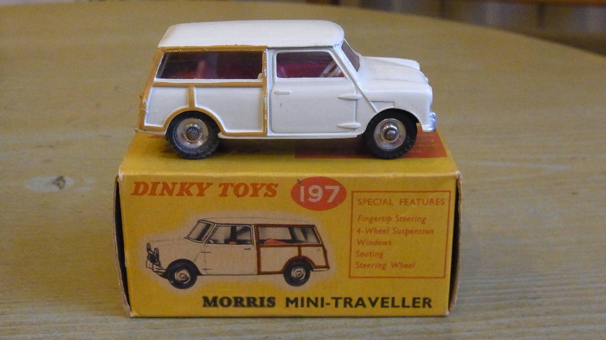 1960 period Britain made DINKY 197 MORRIS MINI TRAVELLER Dinky Morris Mini tiger bela-