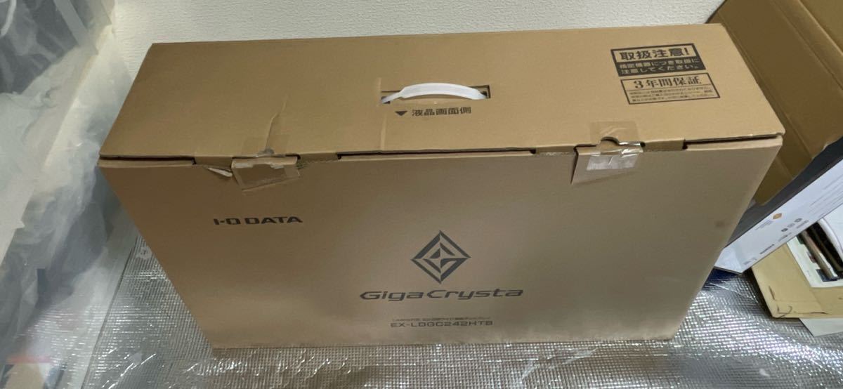 I-O DATA Giga Crysta 1円から出品_箱に凹みがありますが問題ありません