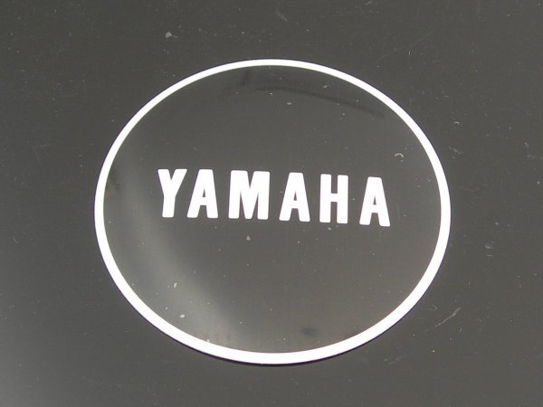 ★YAMAHA ヤマハ RD350 RD250★エンジン カバー デカール バッジ★リプロ品 ★360-15425-01-00★TX RZ RD 250 350 400 500 650 750 LC_画像1