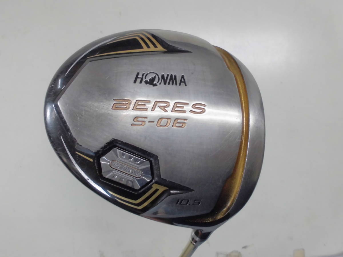 ホンマ(HONMA)・BERES S-06・10.5度・W1・SR(ARMRQX★★)中古④_画像1