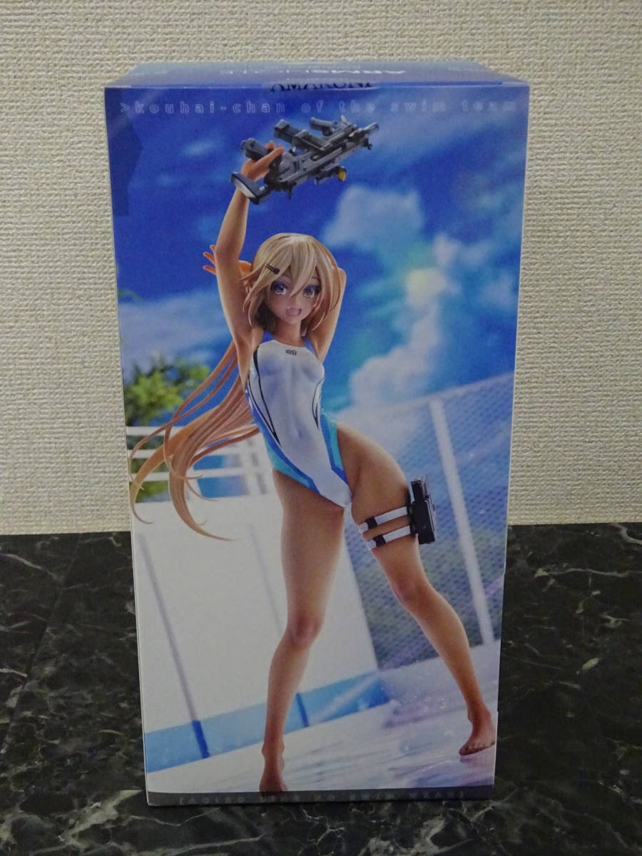 ホビージャパン】 1/7 水泳部のコウハイちゃん 青色ラインの水着Ver