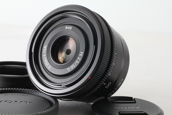 ◆新品同様◆SONY ソニー FE 50mm F2.5 G SEL50F25G フード付◇43127_きれいです！