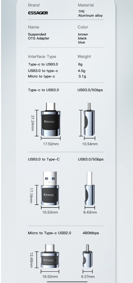 USB コネクタ アダプタ 3点セット _画像4