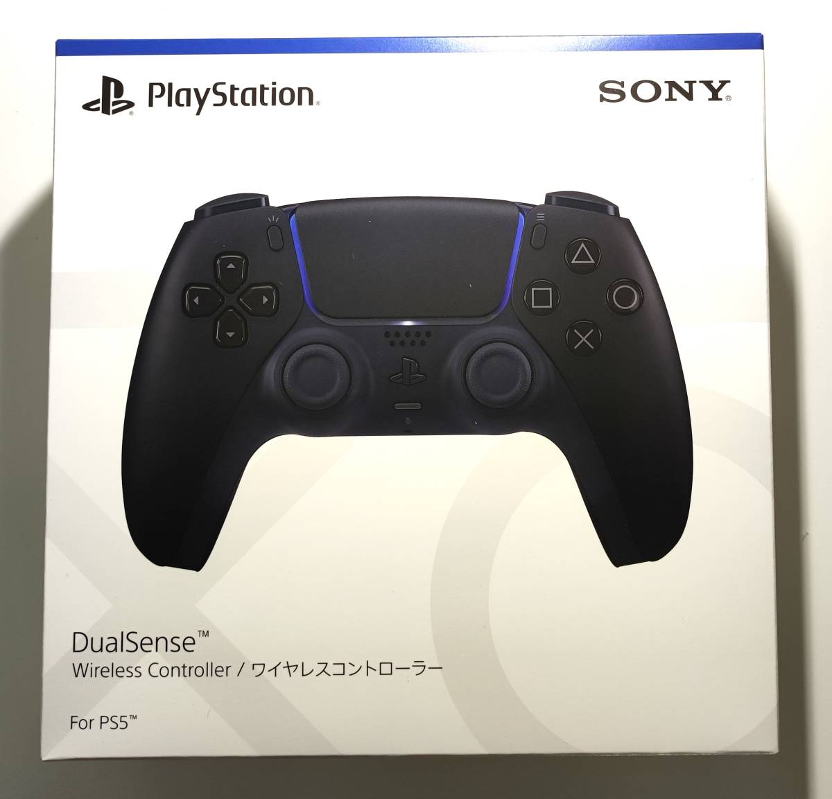 PS5 DualSense ワイヤレスコントローラー ミッドナイト ブラック CFI-ZCT1J01 新品未開封_画像1