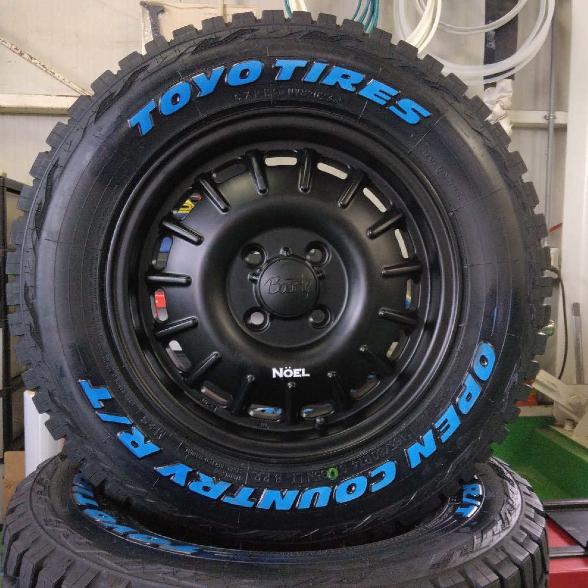 プロボックス TOYO OPENCOUNTRY RT 165/80R14 ホワイトレター 14インチ タイヤホイールセット NOEL ノエル_画像7