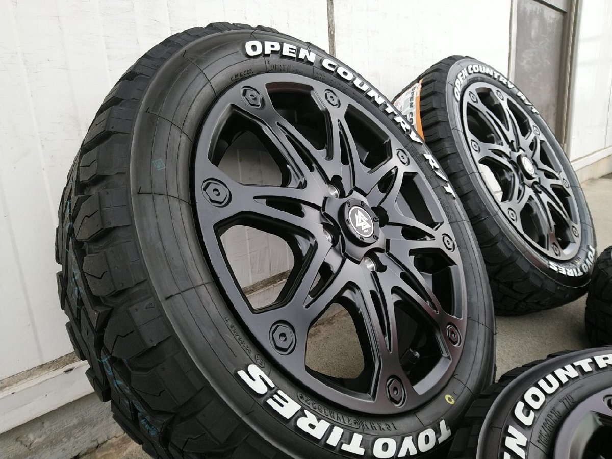 タフト スペーシアギア デリカミニ タイヤホイールセット トーヨー オープンカントリー R/T 165/60R15 165/65R15 16インチ ホワイトレター_画像5