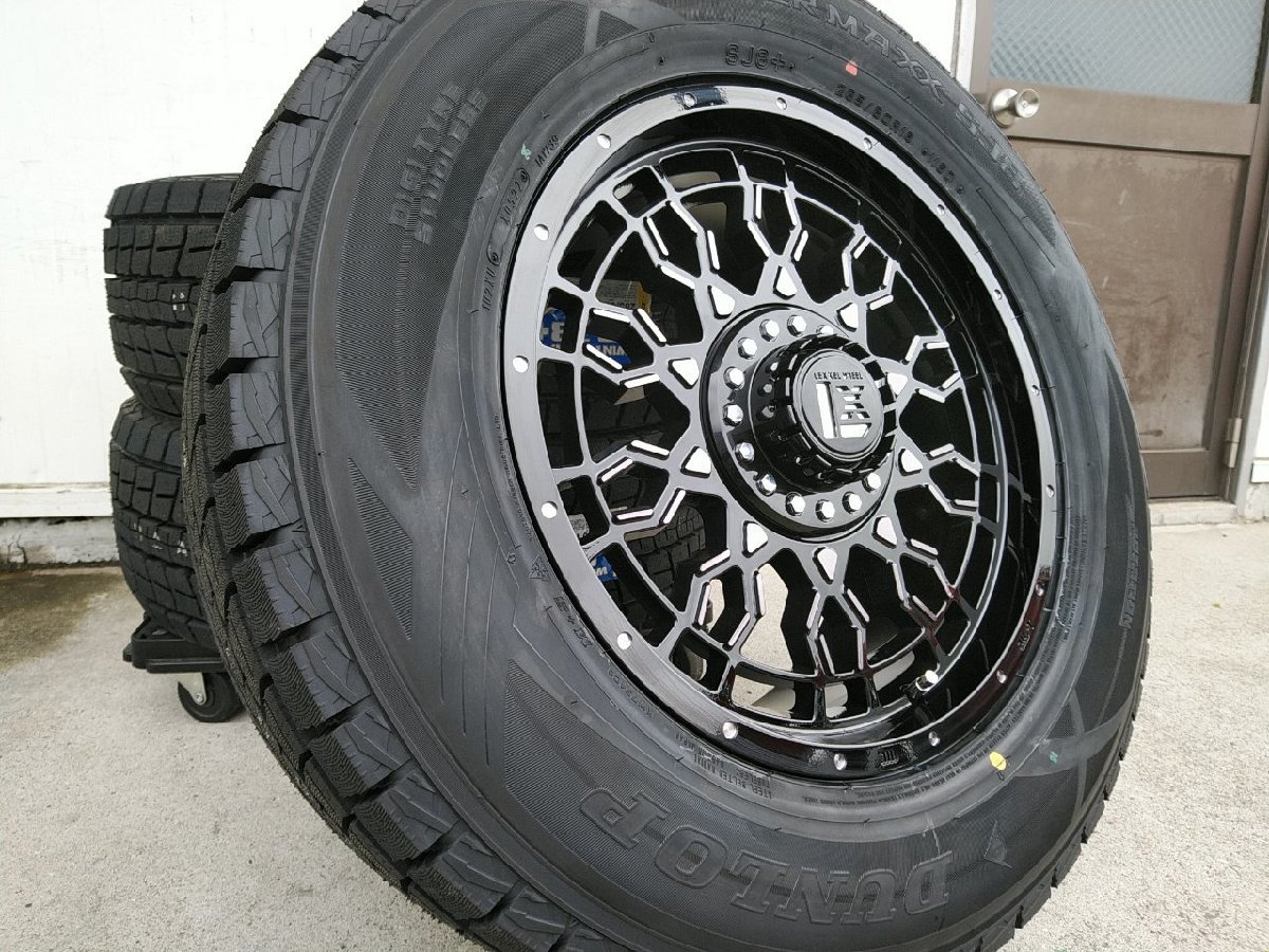 スタッドレス プラド ハイラックス FJ パジェロ タイヤホイール ダンロップ winter MAXX SJ8 265/70R17 265/65R17 PreDator プレデター_画像8