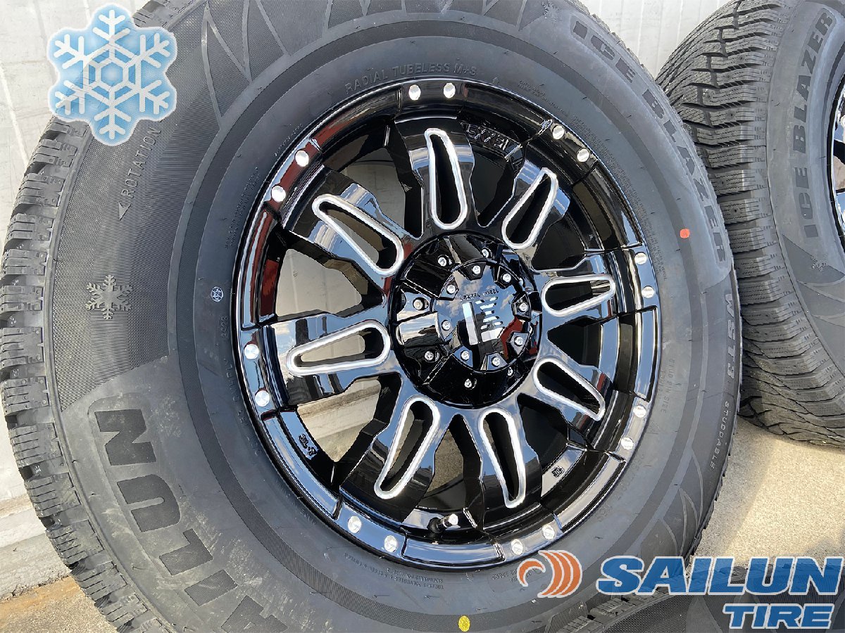 即納 スタッドレス Jeep JK JL ラングラー タイヤ ホイールセット SAILUN WST3 265/70R17 265/65R17 4本セット 1台分 ノーマル車高OK_画像6