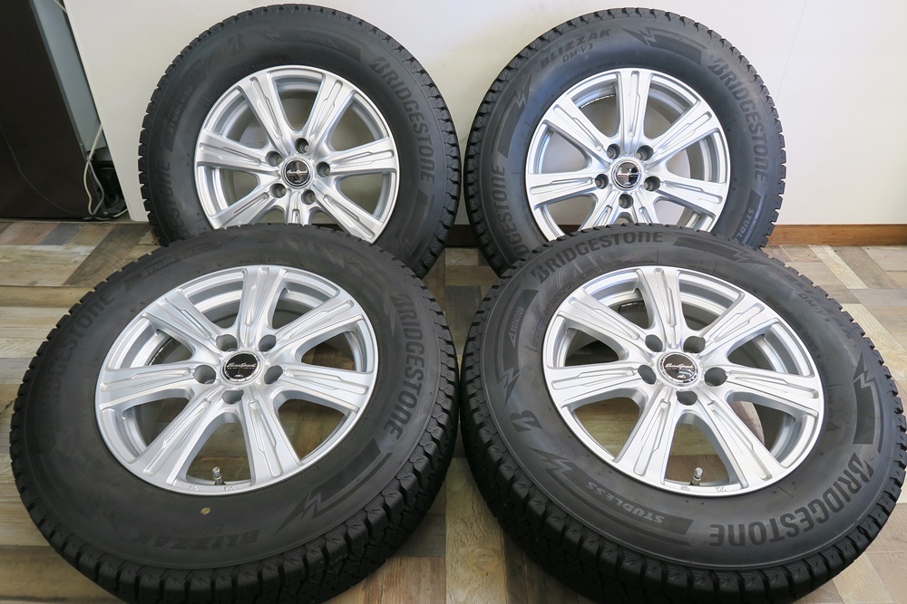 ★ユーロスピード☆ブリザックDM-V3 215/70R16☆6.5J 38 PCD114.3 5H☆美品！★管理3070_画像1