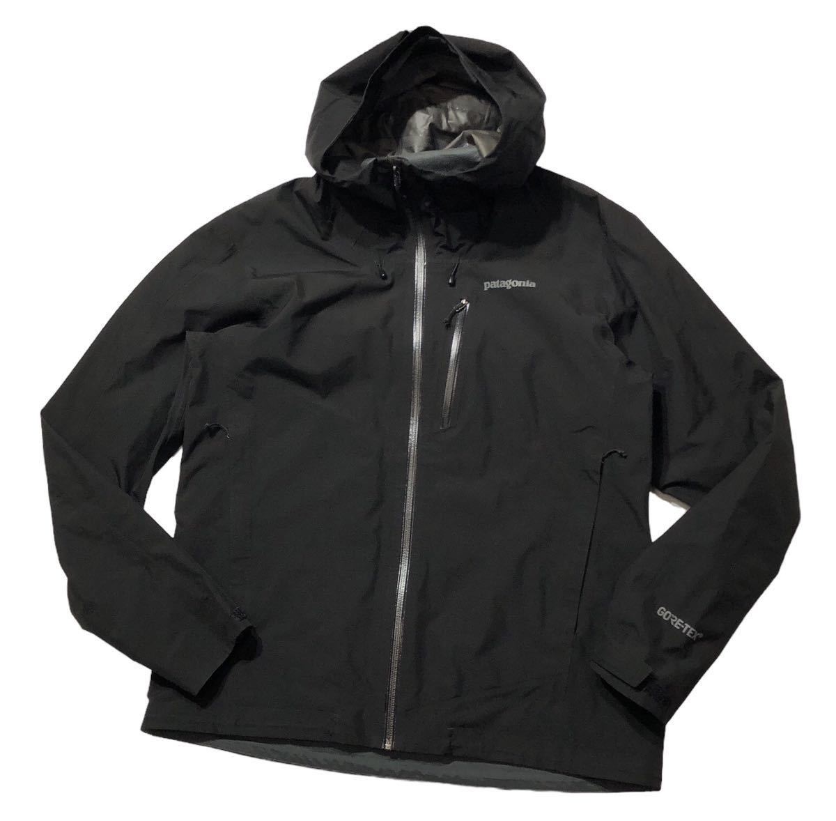 ● patagonia パタゴニア ● STY84985SP19 GORE-TEX ゴアテックス ロゴ プリント カルサイトジャケット マウンテンパーカ ブラック M_画像2