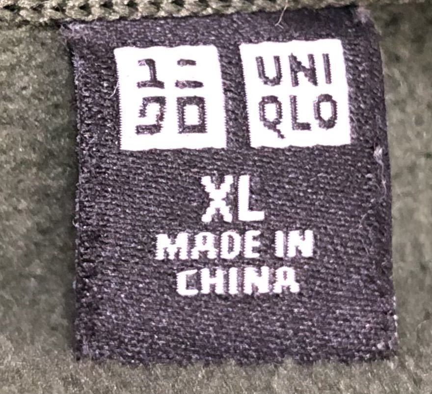 大きいサイズ ■ UNIQLO ユニクロ ■ 防風 ボア フリース ジャケット カーキ XL_画像5