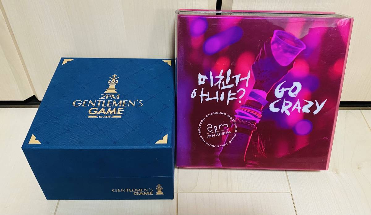 ■送料無料■ 2PM Gentlemen's Game (BOX仕様 限定盤) / Go Crazy (Grand Edition) セット 輸入盤_画像1