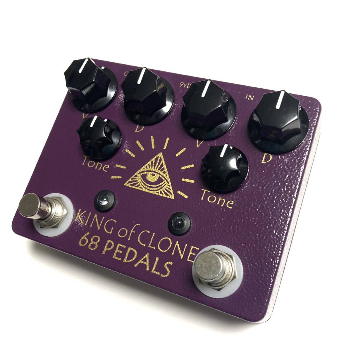 美品◆68PEDALS◆KOC アナログマン キングオブトーン 完全クローン オーバードライブ エフェクター 2チャンネル KOT 68 PEDALS ブースター_画像1