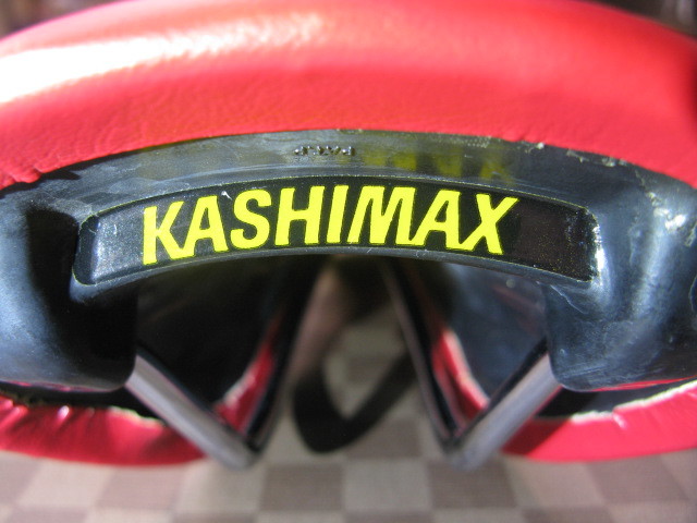 ピスト・競輪/NJS認定KASHIMA【KASHIMAX aero】サドル【赤】W44貴重未使用品_画像4