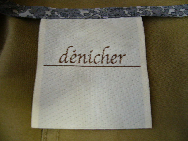 ☆★ denicher （デニシェ）*ジャケット*リバティ*カーキ*フード付き★☆_画像9