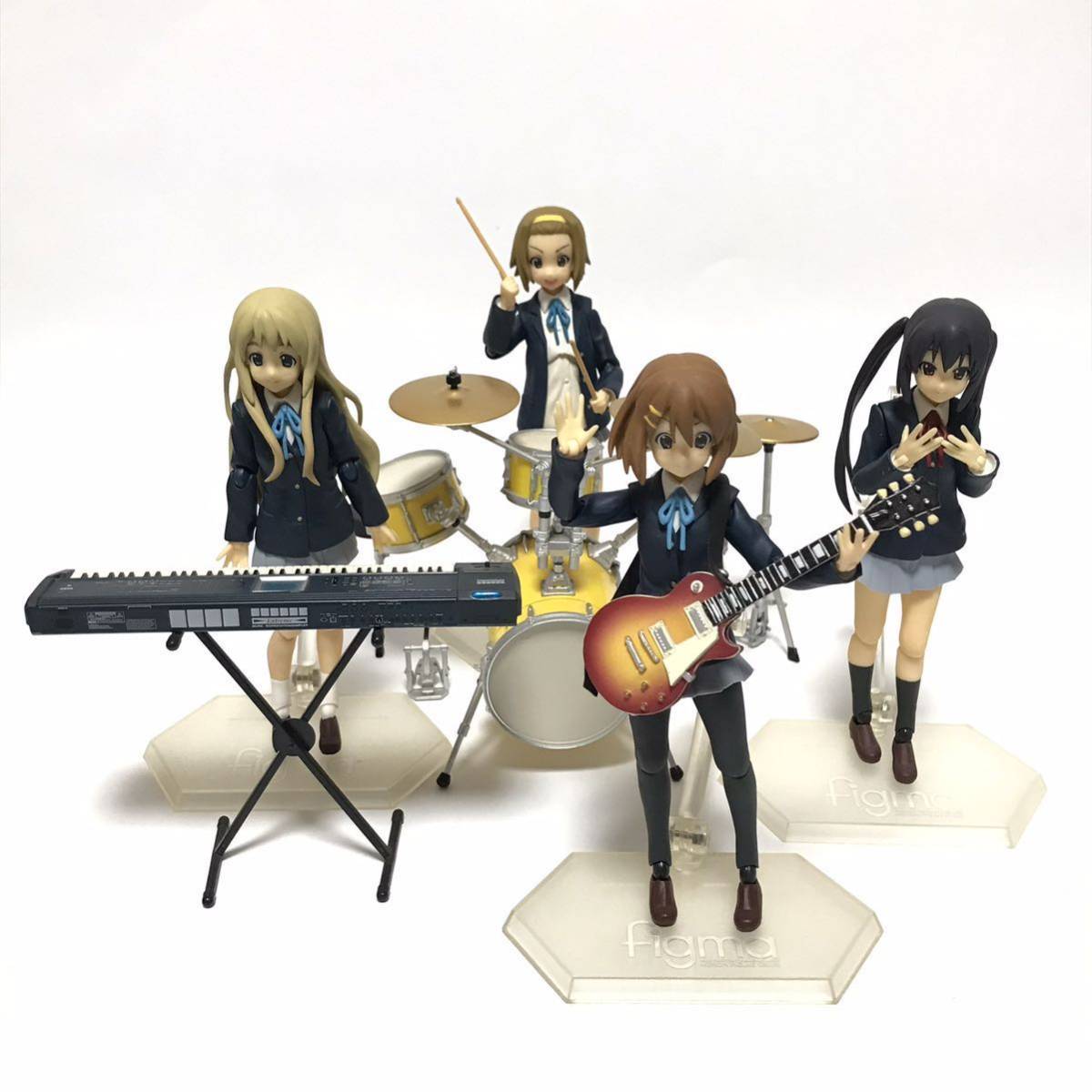 けいおん! K-ON! figma セット / 平沢唯 琴吹紬 中野梓 田井中律 / フィギュア_画像1