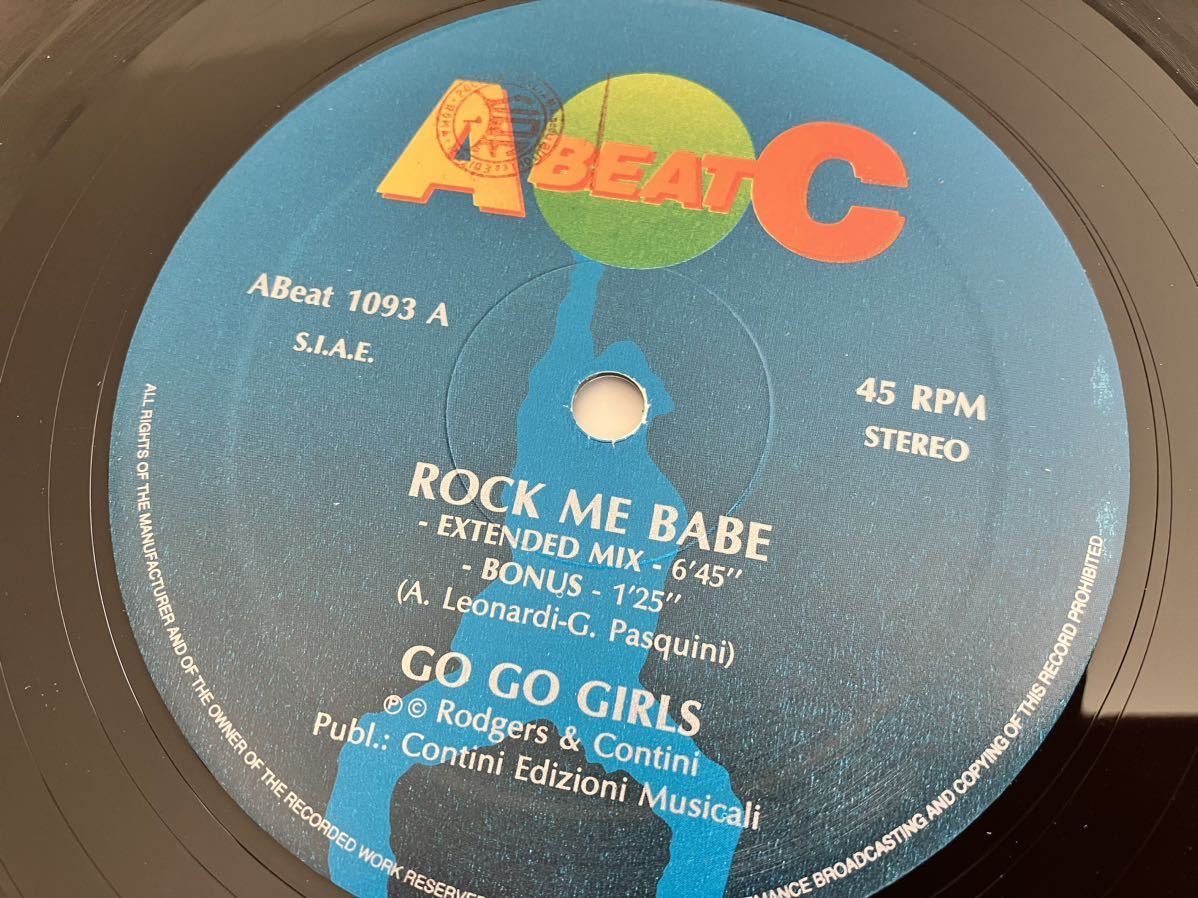 【伊Ori】GO GO GIRLS feat.ANNALISE & VIRGINELLE / ROCK ME BABE (Extended,Bonus,Radio,Inst) ABEATC ITALY Abeat1093 93年Hi-NRG,EURO_画像5