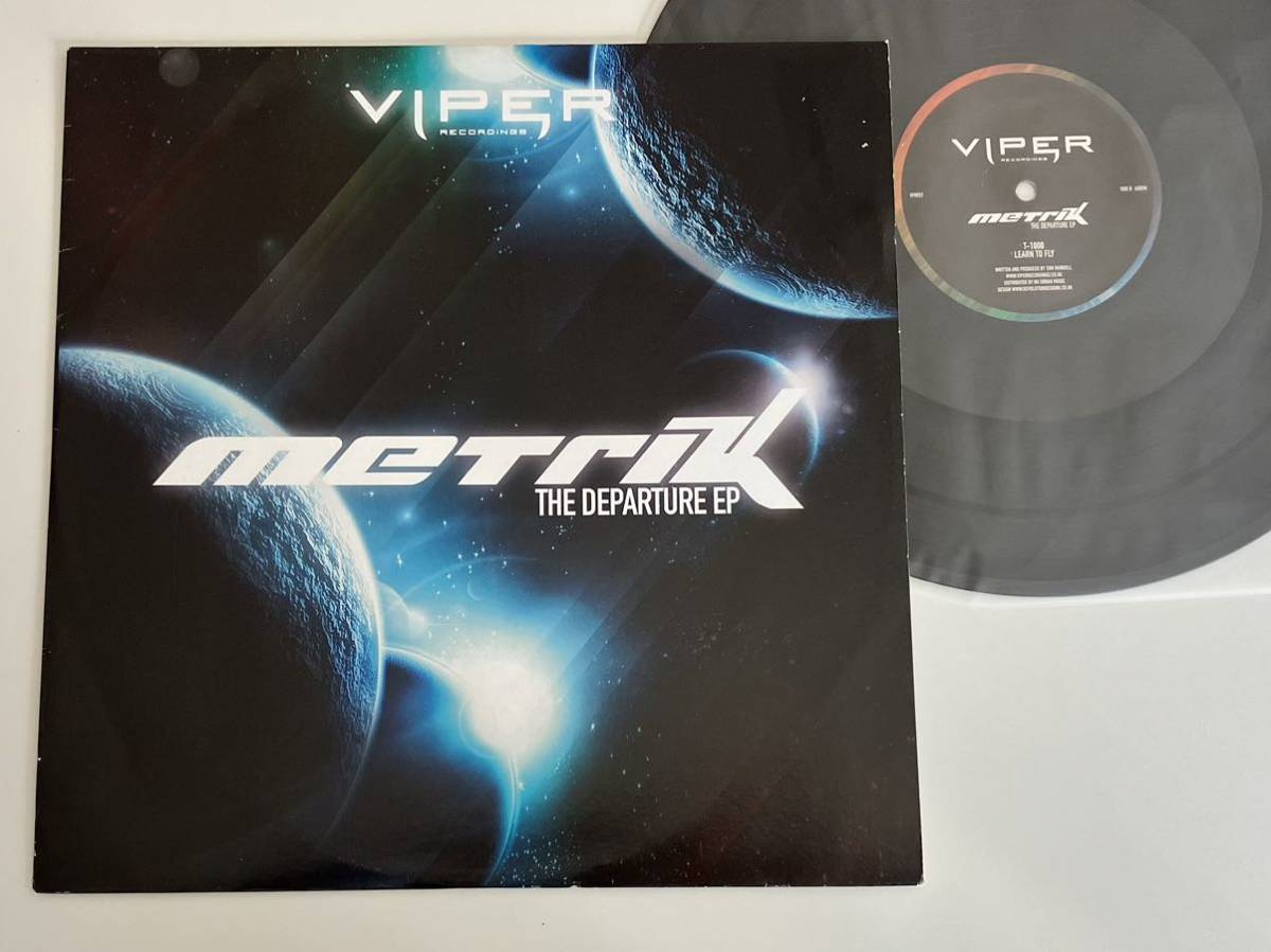 metrik / THE DEPARTURE EP (T-1000/Learn To Fly) 12inch VIPER RECORDINGS UK VPR031 メトリック,DRUM'N'BASS,エレクトロサイバー,_画像1