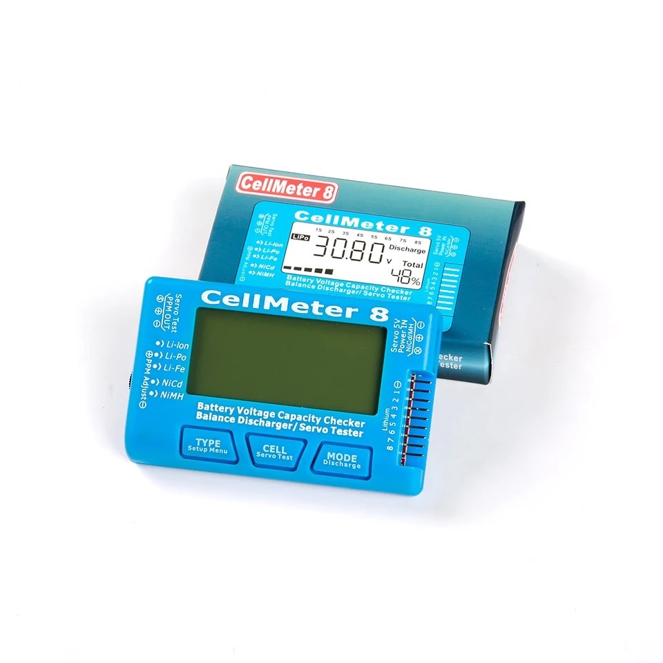 No.021 CellMeter 8 多機能 バッテリー容量 チェッカー 　※定形外送料140円※ バッテリーチェッカー/バッテリー放電/サーボテスター @E_画像10