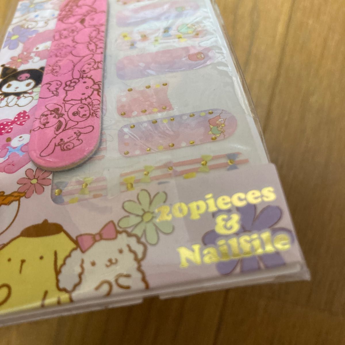 サンリオ Sanrio　リトルツインスターズ　ネイルシール　キキララ　やすり付