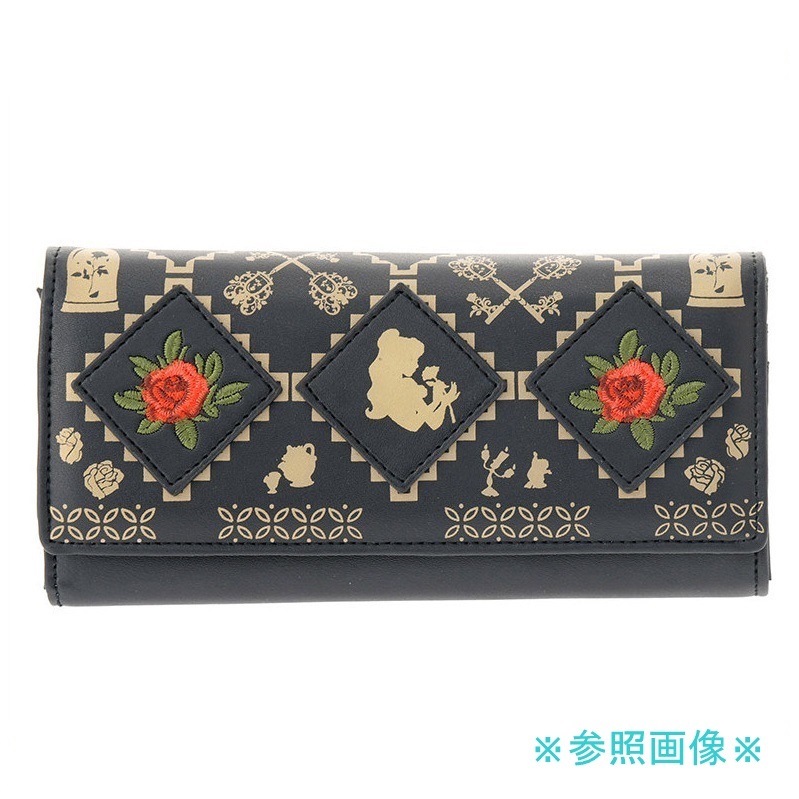 完売品☆未使用★財布(長財布)・ウォレット★美女と野獣　ベル　Rose/バラ☆刺繍★ディズニー ストア★Beauty and the Beast Belle Wallet_画像7