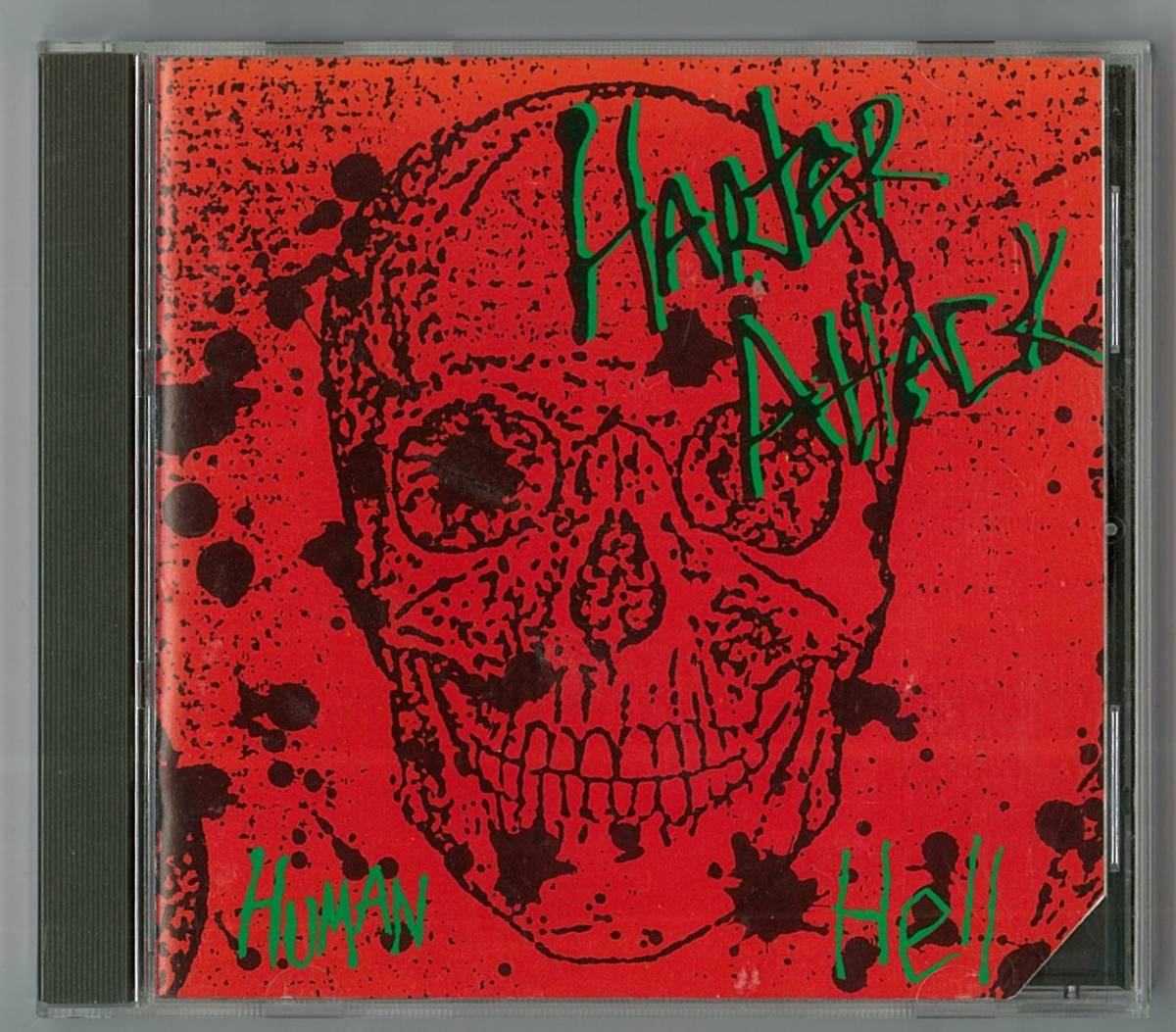 HARTER ATTACK ／ HUMAN HELL　輸入盤ＣＤ（カット）　検～ thrash nuclear assault anthrax S.O.D m.o.d_画像1