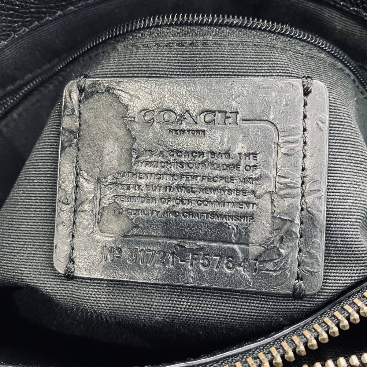 1円 美品 コーチ COACH ハンドバッグ トートバッグ ショルダーバッグ ボディバッグ 肩掛け 斜め掛け レディース _画像8