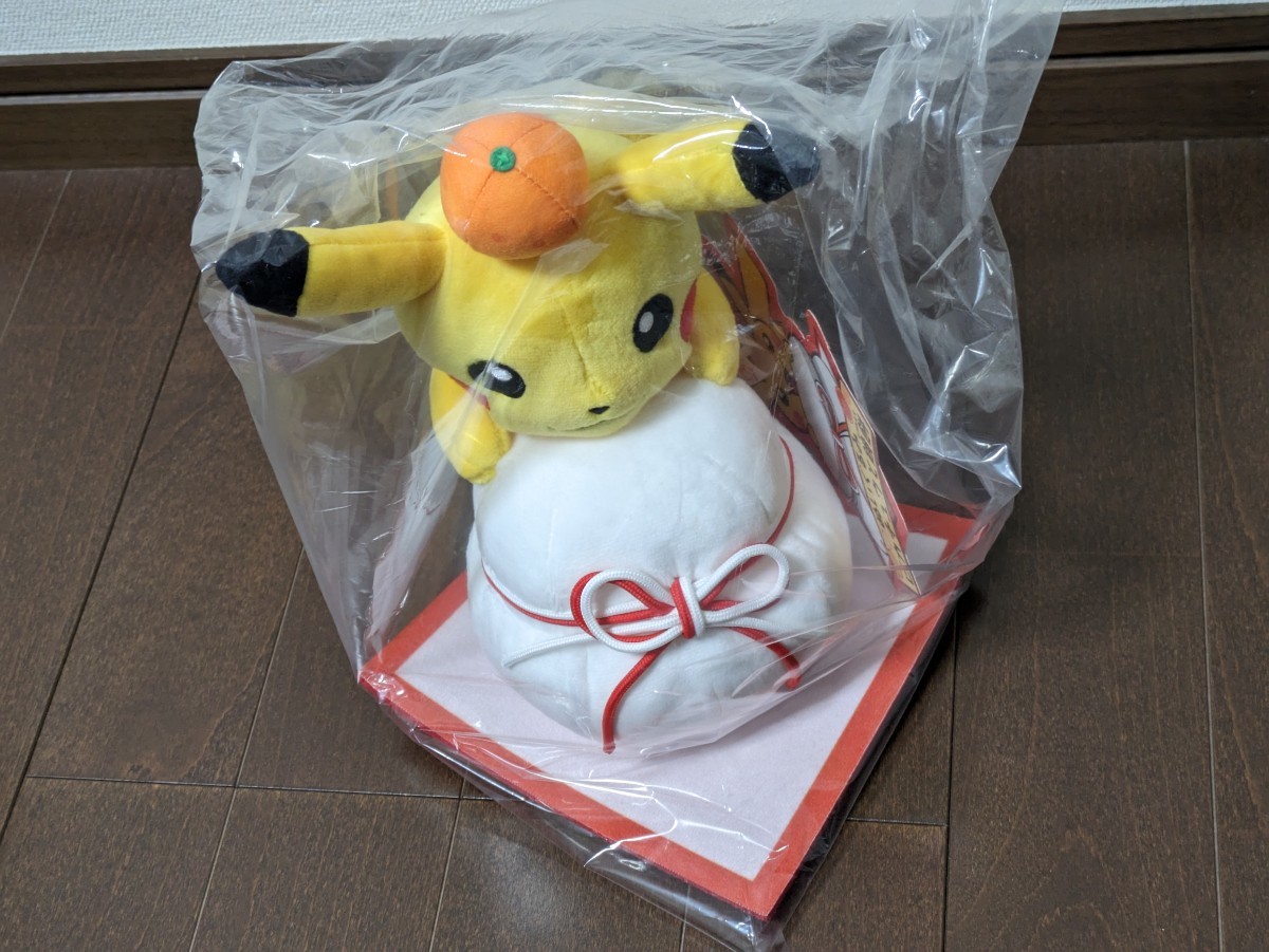 ポケモン ぬいぐるみ ピカチュウと鏡餅 新品未開封 ポケモン ポケモン ぬいぐるみ ピカチュウと鏡餅 新品未開封 ポケモン