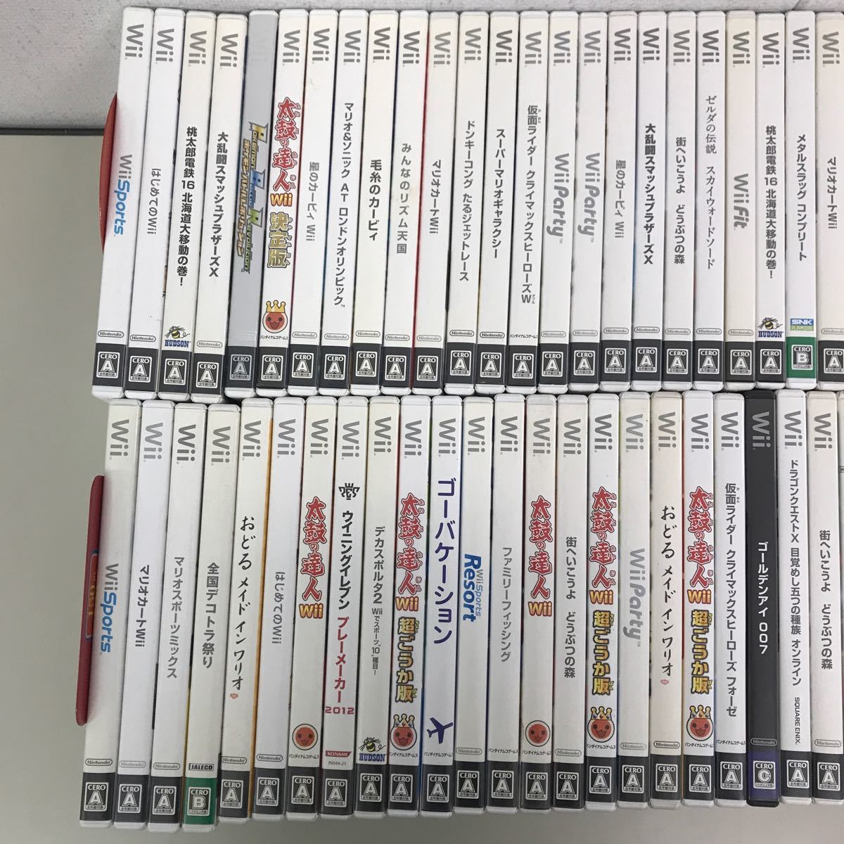 56 ジャンク 任天堂 Wii WiiU ソフト 約101本 同梱不可_画像2