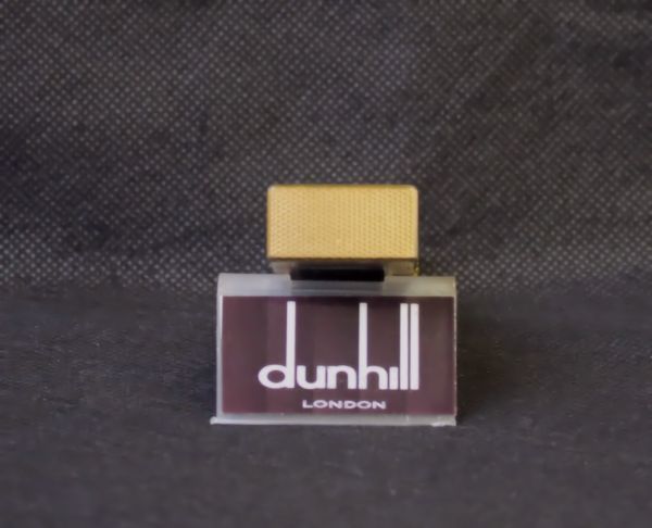 хорошая вещь dunhill высококлассный газовая зажигалка Brown | бриллиант cut Gold линия сохранение коробка 