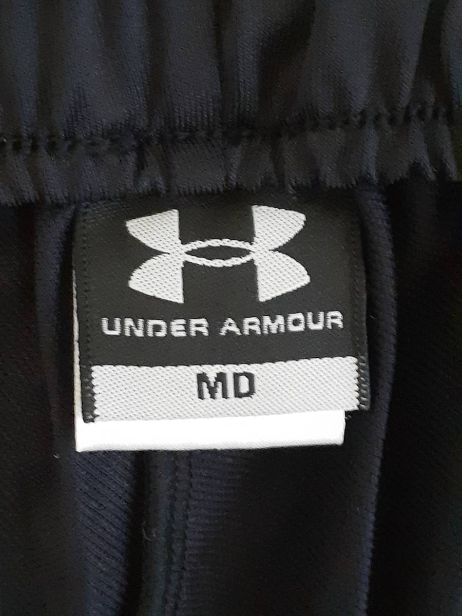 UNDER ARMOUR アンダーアーマー ジャージ ロングパンツ size M ブラック 状態良い　ロゴ刺 _画像5