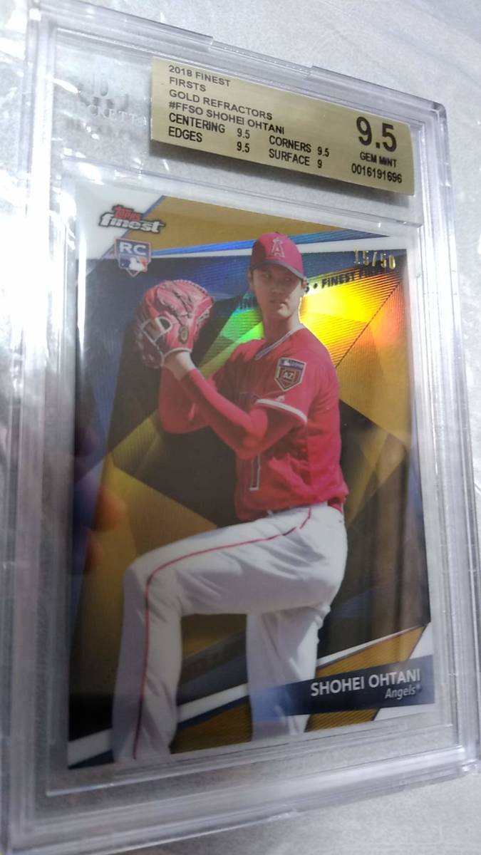 1円～50枚限定 BGS9.5☆大谷翔平 RC☆Topps 2018 Finest Firsts #FF-SO