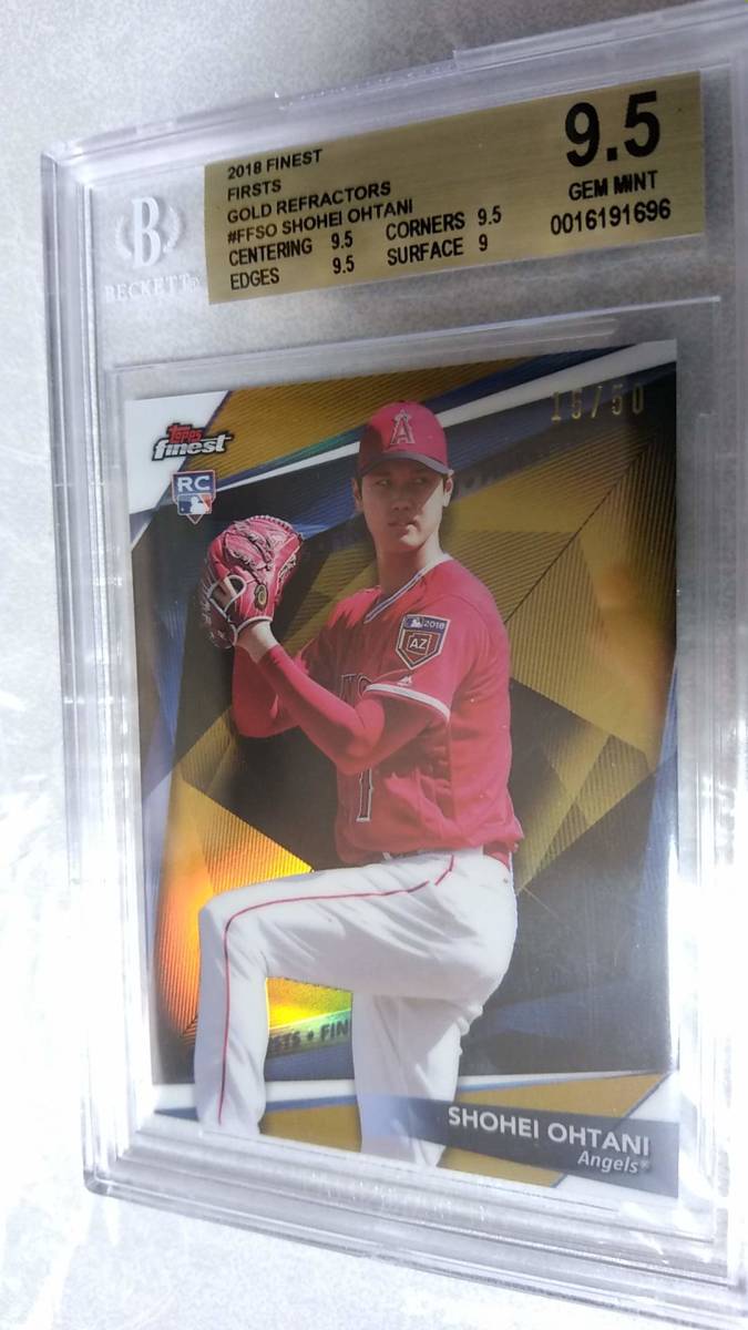 1円～50枚限定 BGS9.5☆大谷翔平 RC☆Topps 2018 Finest Firsts #FF-SO