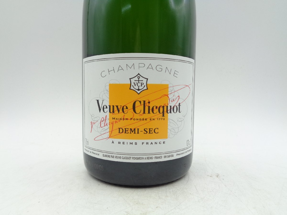 Veuve Clicquot DEMI SEC ヴーヴクリコ ドゥミセック シャンパン 古酒 750ml 12％ Z24417_画像5