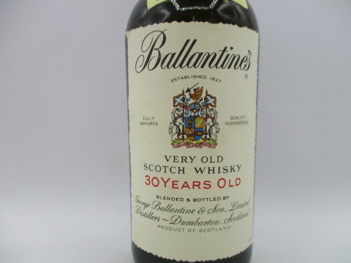 BALLANTINE'S VERY OLD 30年 バランタイン ベリー オールド スコッチ ウイスキー 特級 760ml 箱入 X242986_画像5